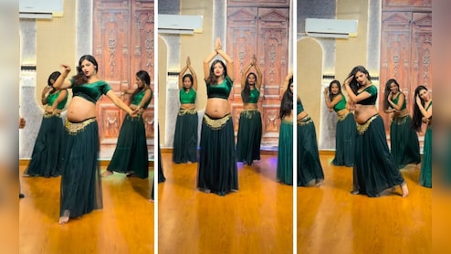 Pregnant Woman Dance Video: 7 महिन्यांच्या प्रेग्नेंट महिलेने Stree 2 सिनेमातील गाण्यावर केला भन्नाट डान्स, नेटकरी म्हणाले Wow