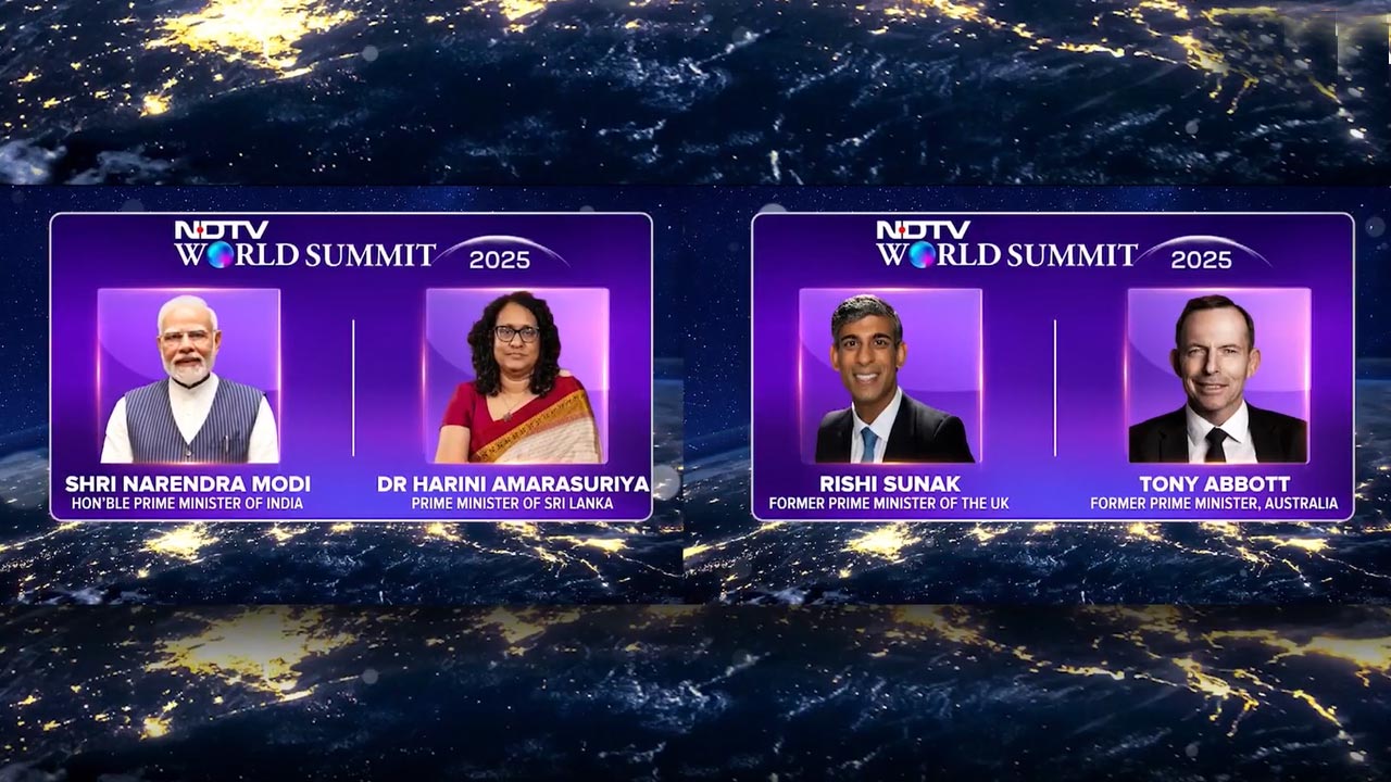 Video: NDTV World Summit: PM Modi, Lankan PM, Rishi Sunak, Tony Abbott To Attend