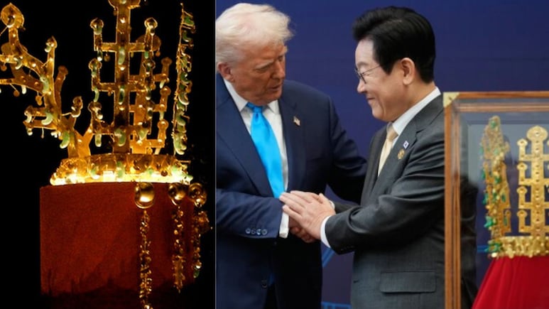 कोरिया का सुनहरा रहस्य... आज भी चमकदार है 1500 साल पुराना चेओनमाचोंग क्राउन, ट्रंप को मिली 'फर्स्ट कॉपी'  कोरिया का सुनहरा रहस्य... आज भी चमकदार है 1500 साल पुराना चेओनमाचोंग क्राउन, ट्रंप को मिली 'फर्स्ट कॉपी'