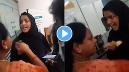 'तू आधी हिंदीत बोल',Dont Touch..', भाषेवरून 2 महिलांनी ऑफिसमध्ये केला तुफान राडा! व्हायरल Video ने उडवली खळबळ