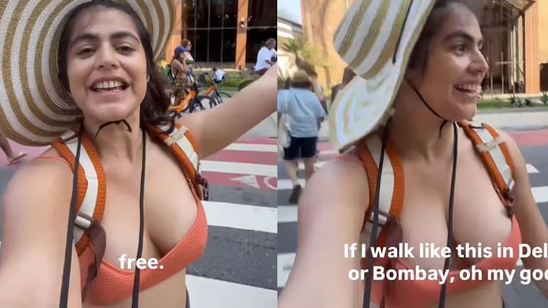 "If I Walk Like This In Delhi Or Mumbai...": Shenaz Treasury's Video From Brazil For Indian Women Divides Internet