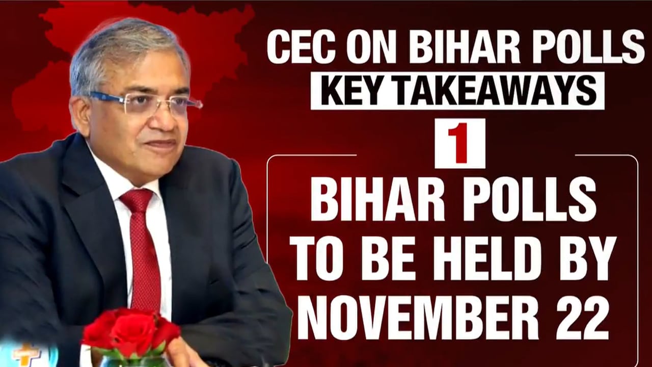 Video : Chief Election Commissioner On Bihar Polls: Key Takeaways