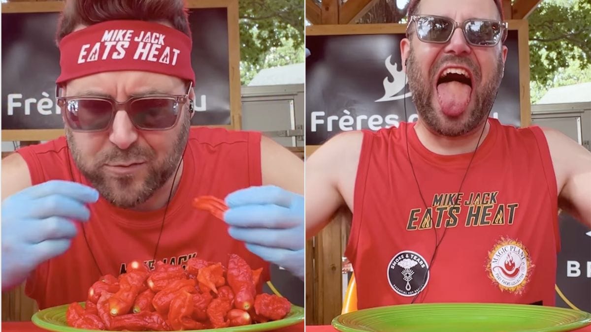 Canadian Man Eats 50 Ghost Peppers In 15 Minutes, Sets World Record
