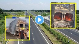 Burning Truck Accident Video : सावधान! समृद्धी महामार्गावरून प्रवास करताय? मग 'हा' व्हिडीओ एकदा बघाच