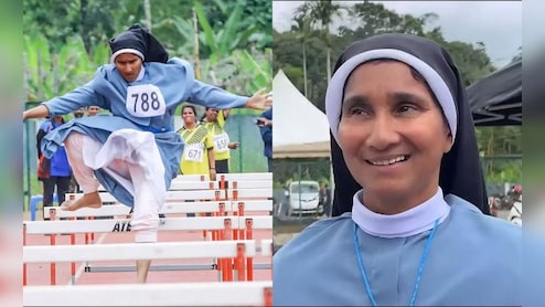 Barefoot And In Uniform, Kerala Nun Jumps Hurdles At Athletics Meet