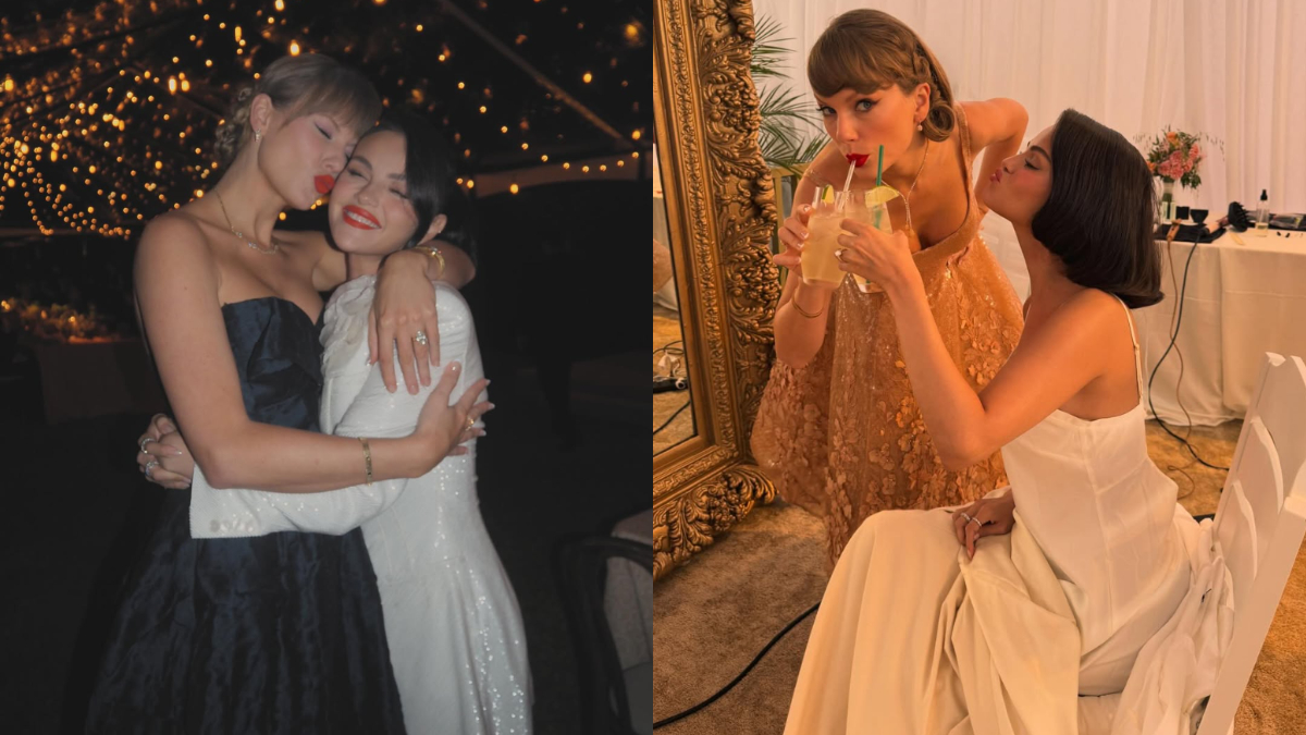 Selena Gomez Shares Wedding Clip Of Taylor Swift Hyping Her Up Before Wedding Nuptials: "Are You Even Serious"