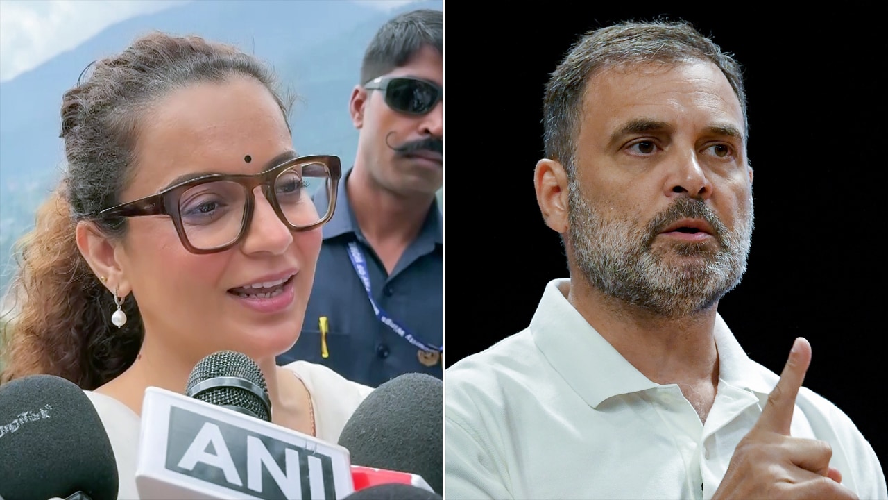Kangana Calls Rahul Gandhi A 'Disgrace' Over 'Democracy Under Threat' Remarks
