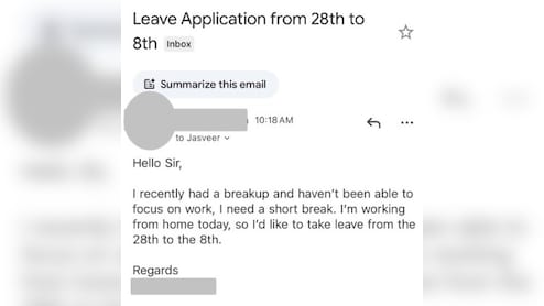 ब्रेकअप हुआ है, काम नहीं कर पा रहा... कर्मचारी ने मांगी छुट्टी, ईमेल पढ़ CEO ने जो कहा, आप सोच भी नहीं सकते