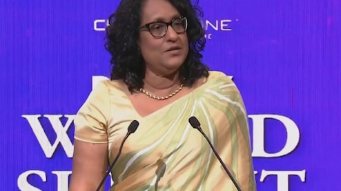 NDTV World Summit 2025: श्रीलंका की खराब आर्थिक स्थिति में भारत की मदद के लिए धन्यवाद... श्रीलंका की PM हरिनी अमरसूर्या