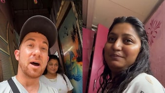 American Content Creator Gives Tour Of A Home In Mumbai's Dharavi Slum