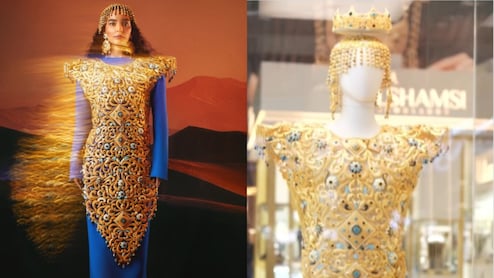 World's Heaviest Gold Dress, Weighing Over 10 Kg And Worth Rs 9.5 Crore, Makes Glittery Debut In Dubai