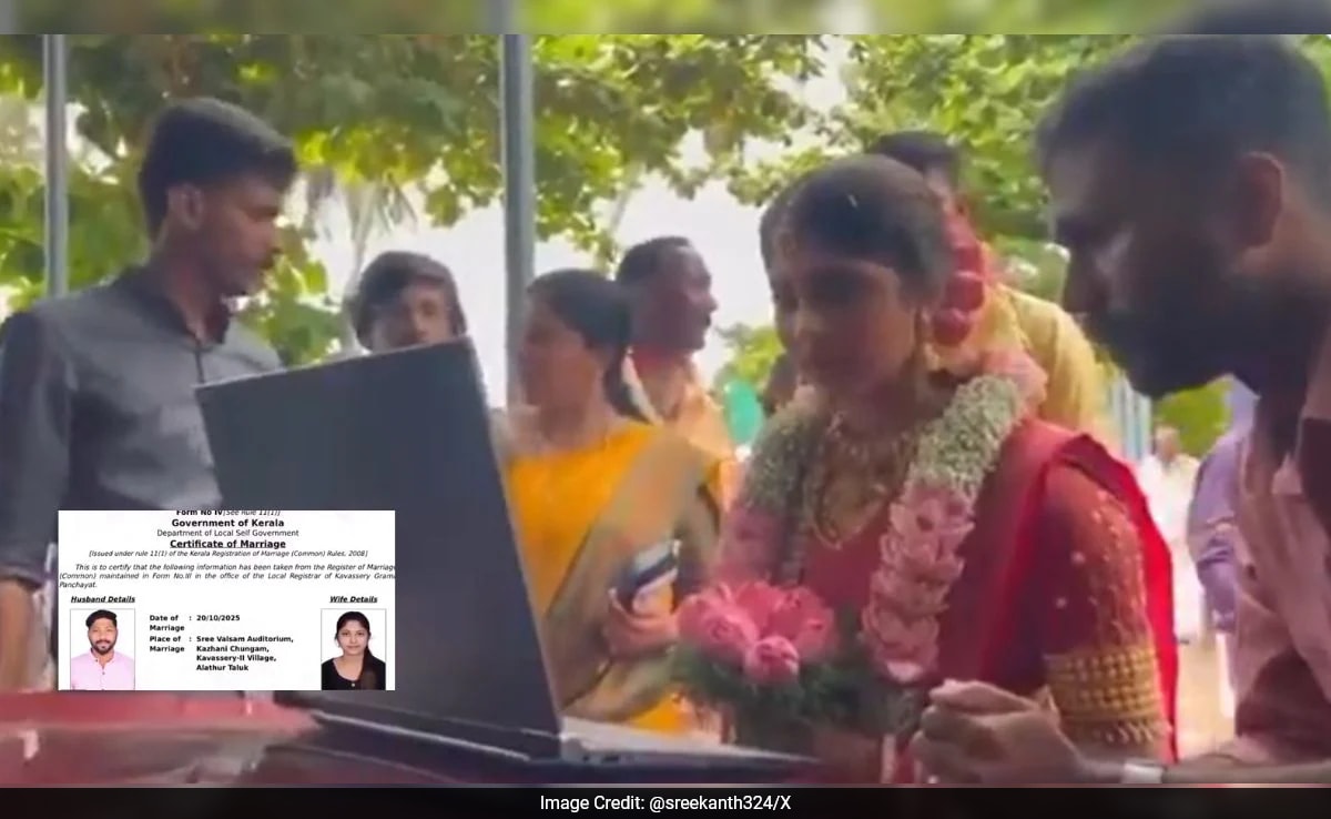 Kerala Couple Registers Marriage Via Video KYC, Internet Reacts