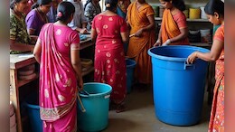 स्टोर रूम में रखा था नीला ड्रम, सफाई करने को खिसकाया तो मंजर देख महिलाओं की निकली चीख