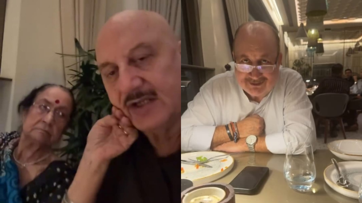 Watch: Anupam Kher Takes His Mother And Brother Out For Italian Food In Mumbai