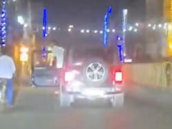 On Camera, Man Urinates Out Of Moving Thar In Gurugram
