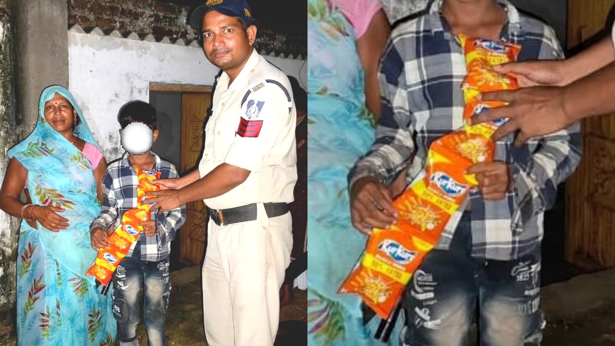 मां-बहन पीटती हैं जल्दी आओ... 10 साल के बच्चे ने लगाई 112 कॉल, कुरकुरे लेकर पहुंची पुलिस भी हैरान