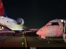 'Low-Speed Collision' Between 2 Jets At New York's LaGuardia Taxiway 'Low-Speed Collision' Between 2 Jets At New York's LaGuardia Taxiway