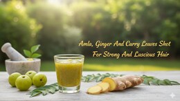 Struggling With Hair Fall? This Amla Ginger Shot May Support Better Hair Growth