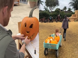 Meghan Markle And Prince Harry Enjoy Pumpkin Picking And Carving For Halloween Meghan Markle And Prince Harry Enjoy Pumpkin Picking And Carving For Halloween