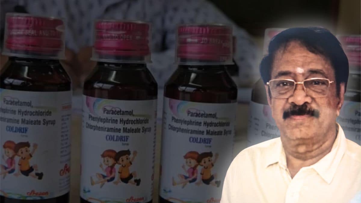 Coldrif Cough Syrup Tragedy: 20 Children Dead as Sresan Pharma Owner Faces Police Custody