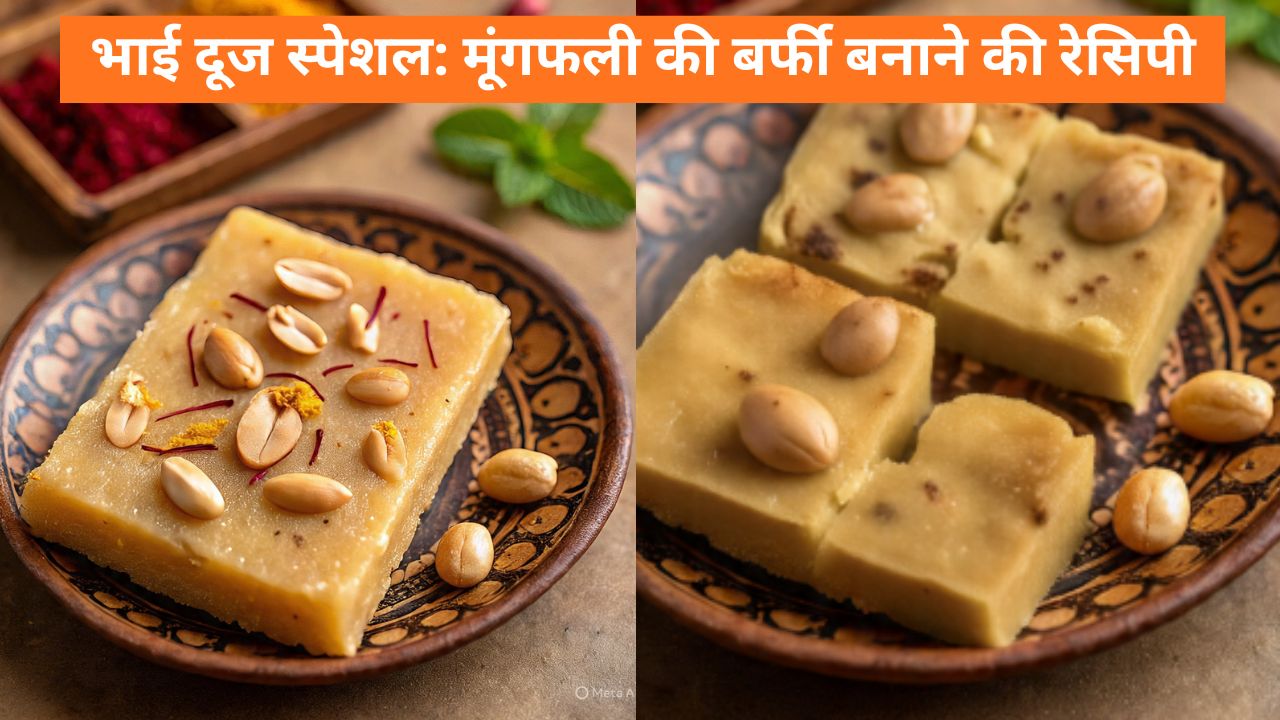 Bhai Dooj 2025: इस भाई दूज घर पर बनाएं स्वादिष्ट मूंगफली की बर्फी, नोट कर लें आसान रेसिपी और खास टिप्स