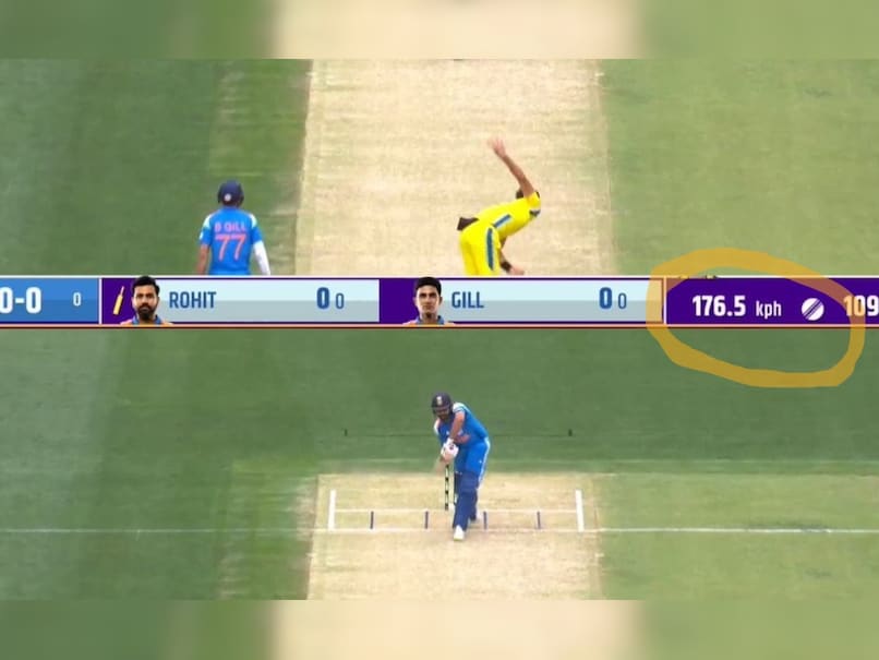 Mitchell Starc Bowled 176.5 Kmph Delivery vs India To Break Shoaib Akhtar's Record? Here's The Truth