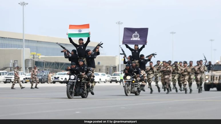 Central Force CISF Takes Over Security Of Navi Mumbai International Airport Central Force CISF Takes Over Security Of Navi Mumbai International Airport