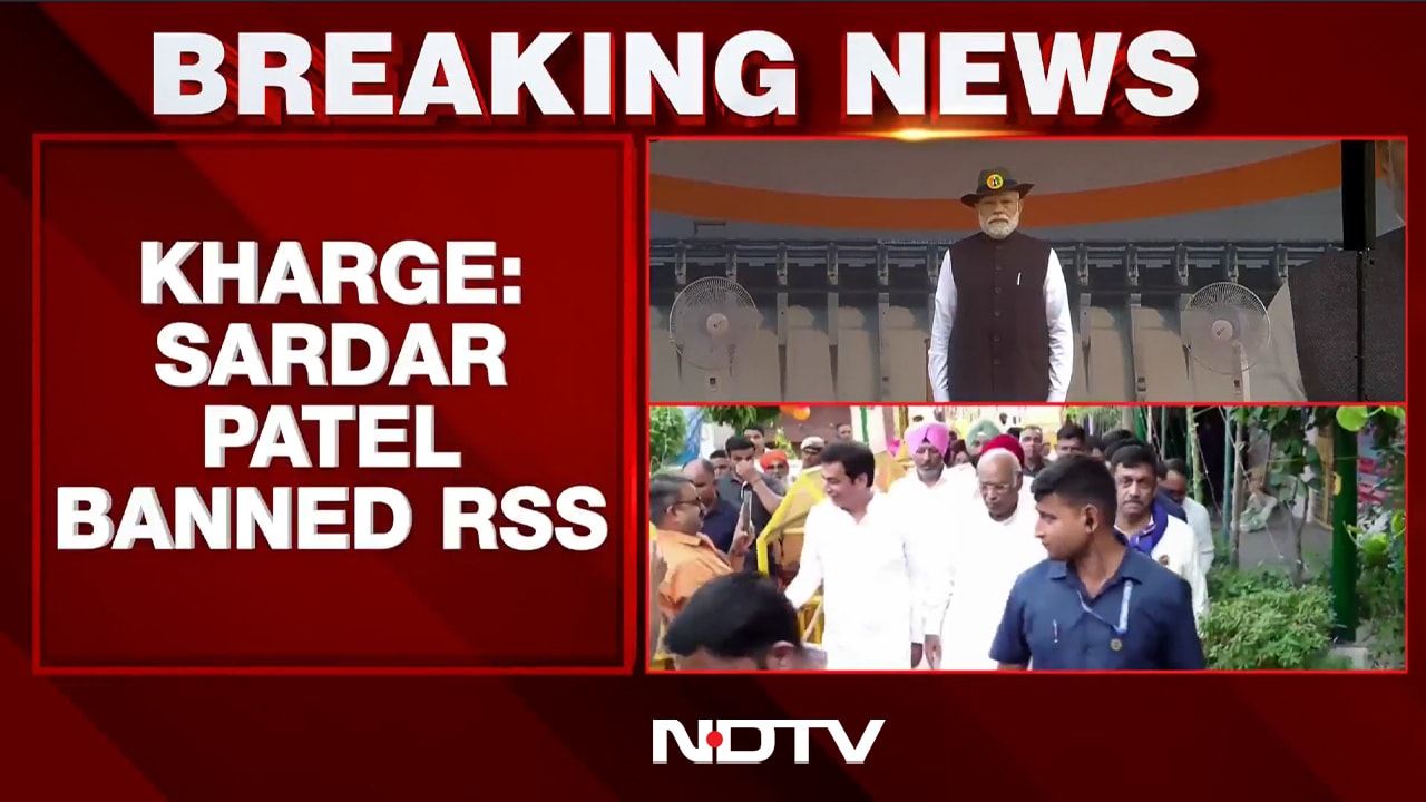Sardar Patel Legacy War Escalates, Kharge Says 'Vallabbhai Patel Banned RSS'