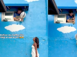 Korean Cafe Serving Coffee Via A Cute "Hot Air Balloon" Leaves The Internet Impressed Korean Cafe Serving Coffee Via A Cute "Hot Air Balloon" Leaves The Internet Impressed