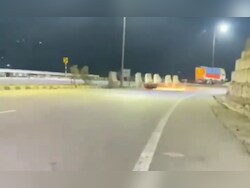 Sparks Fly As Bike Skids During High-Speed Stunt In Himachal, Rider Dies