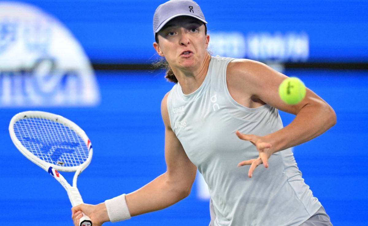 Wimbledon Champion Iga Swiatek Advances In Wuhan Open
