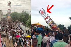 Temple Chariot Falls During Dasara Festival In Andhra, 1 Dead, Many Injured Temple Chariot Falls During Dasara Festival In Andhra, 1 Dead, Many Injured