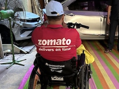 Customer Praises Zomato Delivery Agent With Disability For 