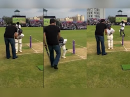 Watch: MS Dhoni's Humble Reaction As Young Fan Touches His Feet During Madurai Stadium Inauguration Watch: MS Dhoni's Humble Reaction As Young Fan Touches His Feet During Madurai Stadium Inauguration