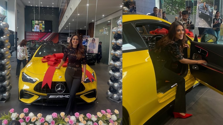 Actress Nia Sharma Brings Home Mercedes-AMG CLE Coupe Worth Rs 1.35 Crore Actress Nia Sharma Brings Home Mercedes-AMG CLE Coupe Worth Rs 1.35 Crore