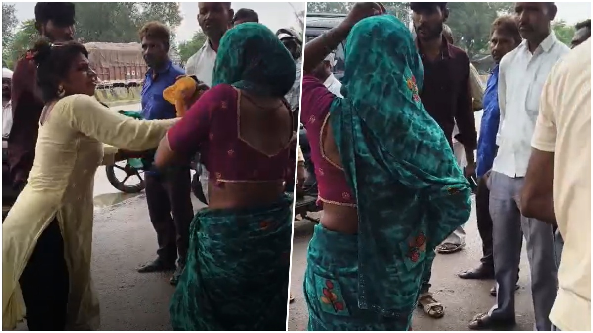 कानपुर में पत्नी ने पति को प्रेमिका के साथ देखा, बीच सड़क पर हाई-वोल्टेज ड्रामा, चप्पलों की हुई बरसात
