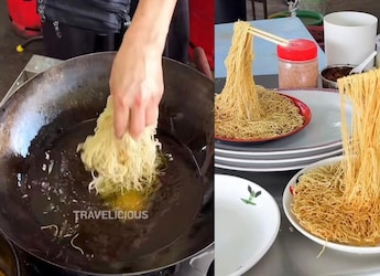 Watch: Video Showing Making Of 'Flying Noodles' In Malaysia Goes Viral, Internet Reacts