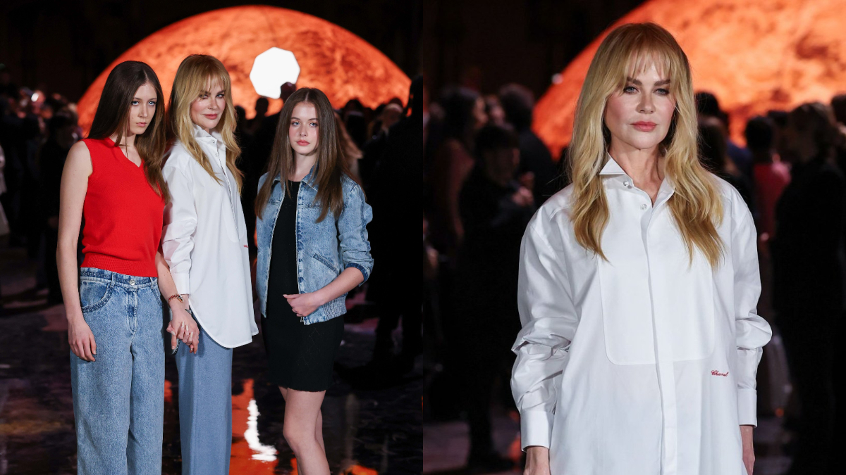 Nicole Kidman Attends Chanel Show At Paris Fashion Week With Daughters Following Divorce From Keith Urban