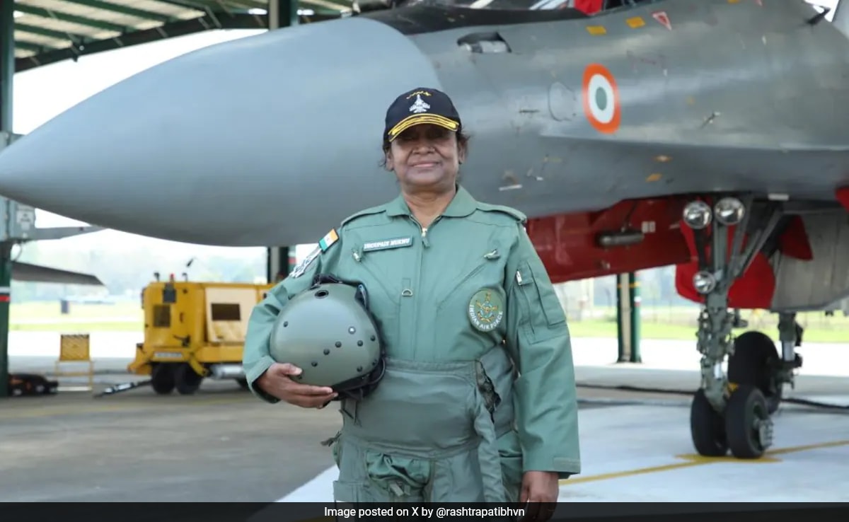 President Droupadi Murmu To Fly Sortie In Rafale Fighter Jet Tomorrow