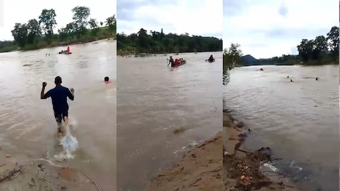 Boat capsized: सूरजपुर के महान नदी में समा गई नाव, आधा दर्जन लोग थे सवार, ग्रामीणों ने ऐसे बचाई जान