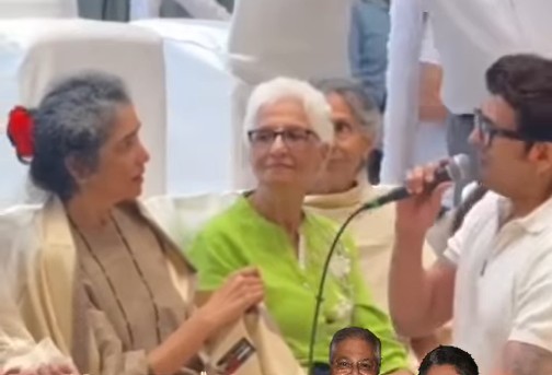 सतीश शाह की प्रार्थना सभा का सबसे इमोशनल पल, सोनू निगम ने गाते हुए दिवंगत एक्टर की पत्नी की तरफ किया माइक तो..