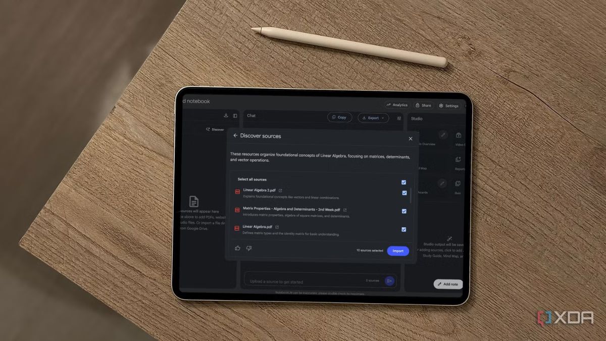NotebookLM peut désormais rechercher instantanément des sources sur votre Google Drive