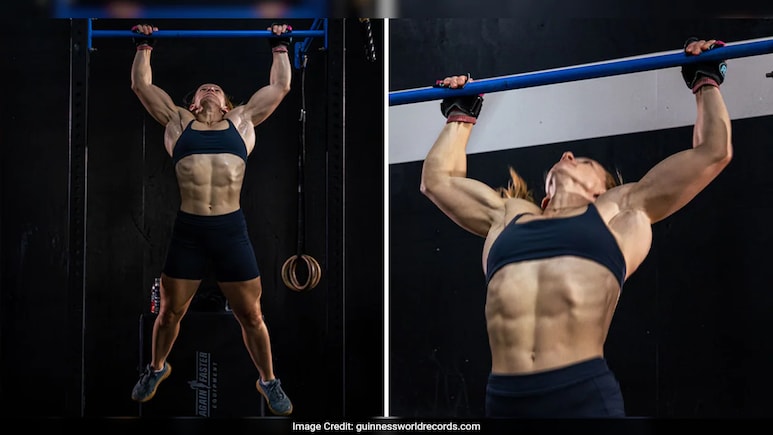 Watch: Australian Female Cop Sets World Record With 733 Pull-Ups In One Hour Watch: Australian Female Cop Sets World Record With 733 Pull-Ups In One Hour