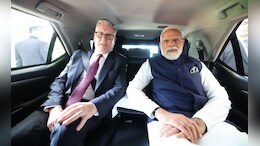 "Friendship On The Move": PM Modi's Car Ride With Keir Starmer