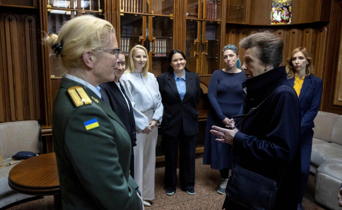 UK Princess Anne Visits Ukraine To Show Solidarity With War-Affected Families