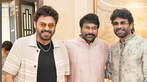 साउथ मेगास्टार चिरंजीवी, नयनतारा और नागार्जुन ने मिलकर कुछ इस तरह मनाई दिवाली, तस्वीरें वायरल