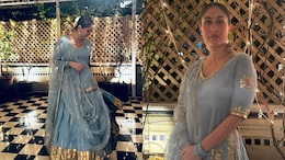 Kareena Kapoor Khan's Powder Blue <i>Lehenga</i> Adds A Hint Of Sparkle To Diwali Glamour