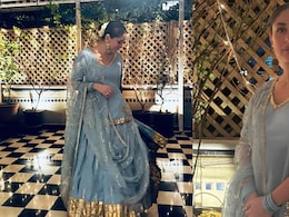 Kareena Kapoor Khan's Powder Blue <i>Lehenga</i> Adds A Hint Of Sparkle To Diwali Glamour Kareena Kapoor Khan's Powder Blue <i>Lehenga</i> Adds A Hint Of Sparkle To Diwali Glamour
