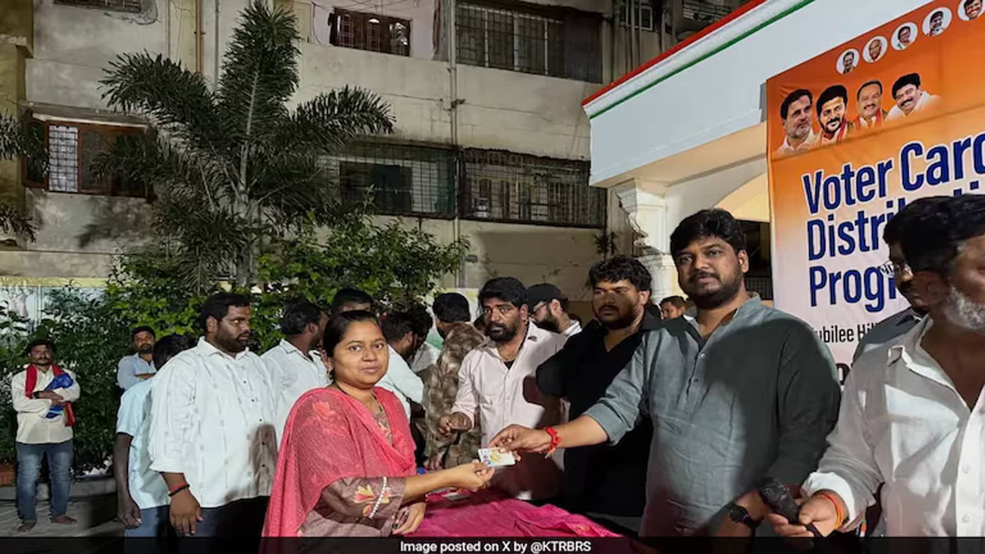 Case Against Congress Leader For Distributing Voter ID Cards In Hyderabad