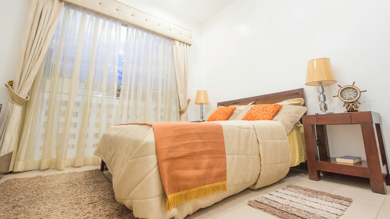 Match the curtain and bedsheet to the furniture as well